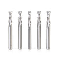 Amana Tool 46102-5 5-Pack SC Spiral Plunge 1/4 D x 3/4 CH x 1/4 SHK x 2-1/2 Inch Long 2 Flute Up-Cut Router Bits