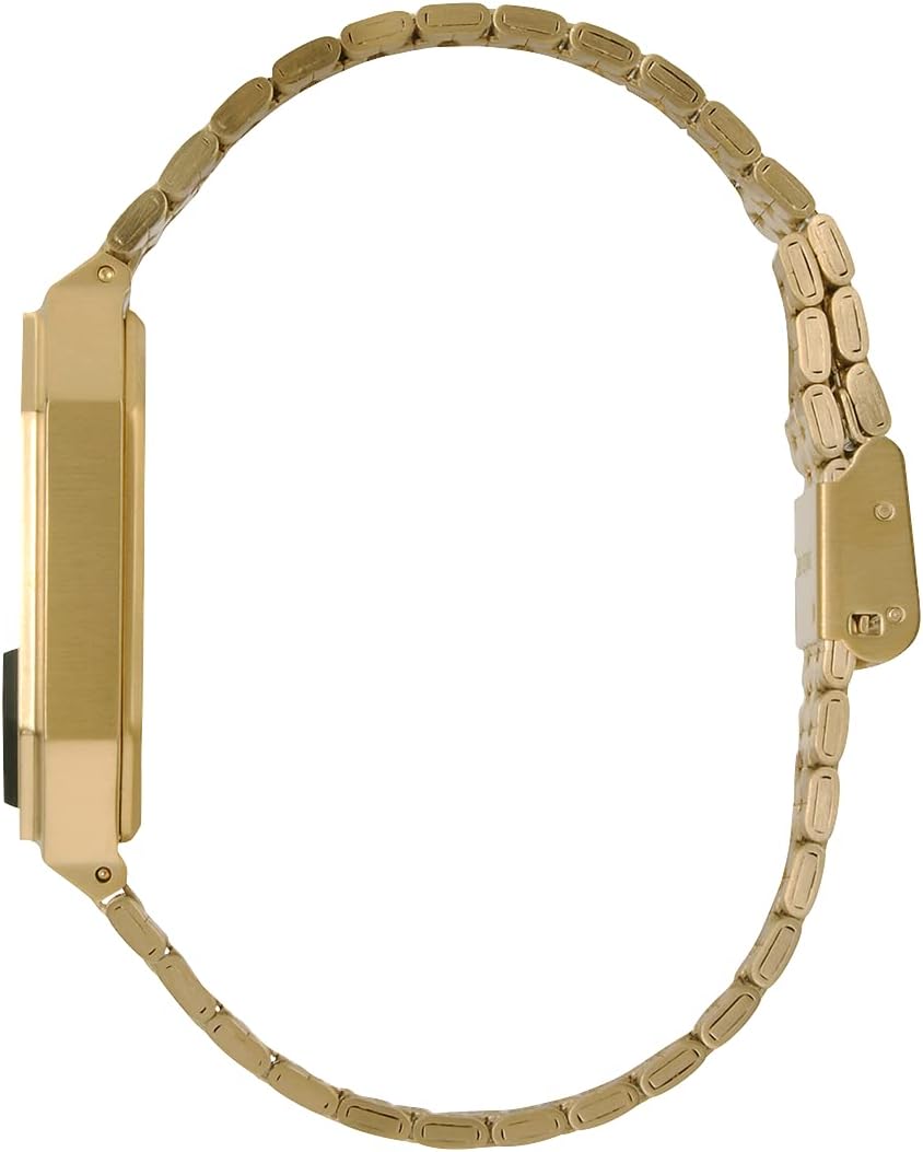 NIXON Re-Run A158-30m Water Resistant Men's Digital Fashion Watch (38.5mm Watch Face, 18mm-13mm Stainless Steel Band)