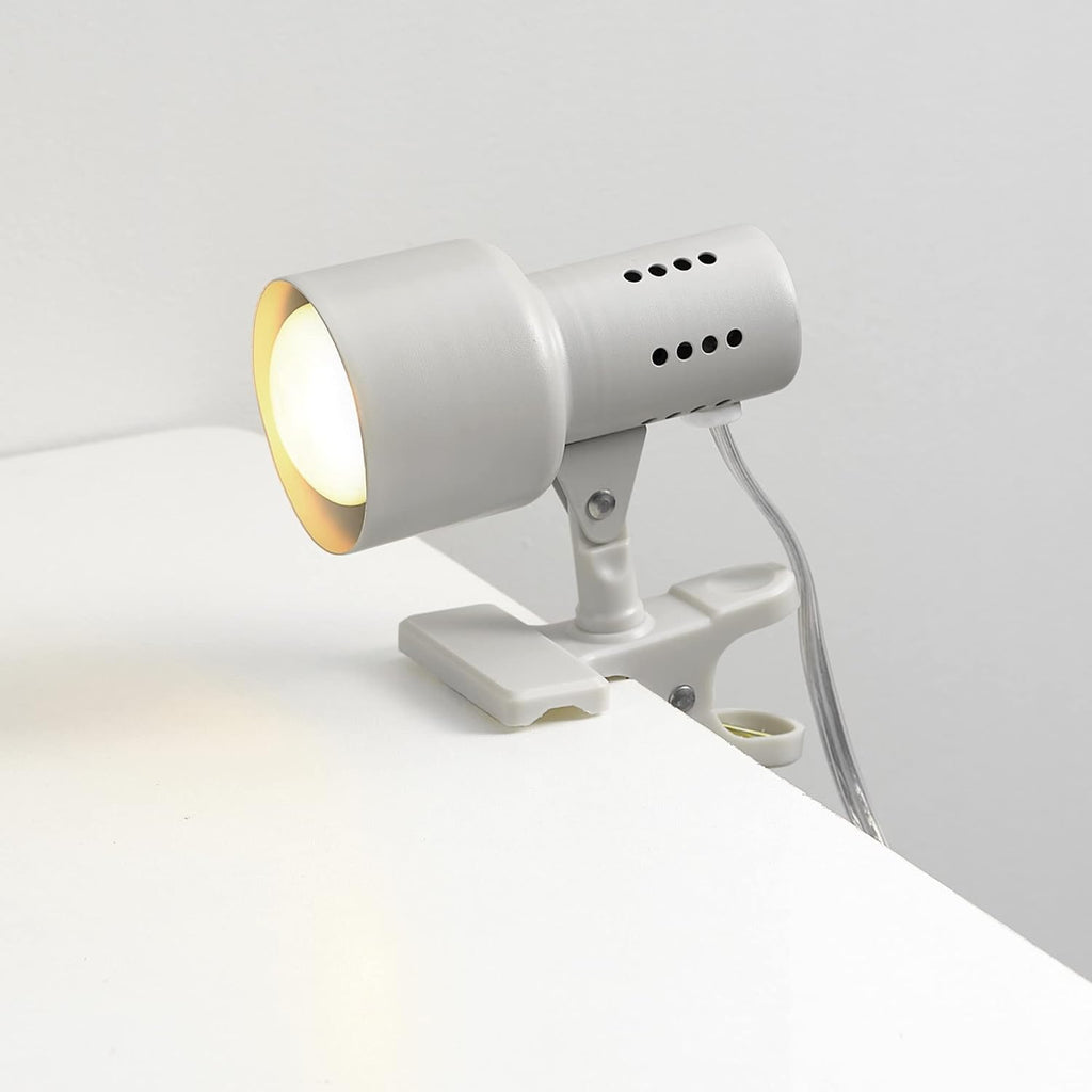 31.5' Multi-Joint Desk Lamp with Metal Clamp, Black, On/Off Rotary Switch on Shade, Partially Adjustable Swing Arm, Home Essentials, Reading Light, Office Décor
