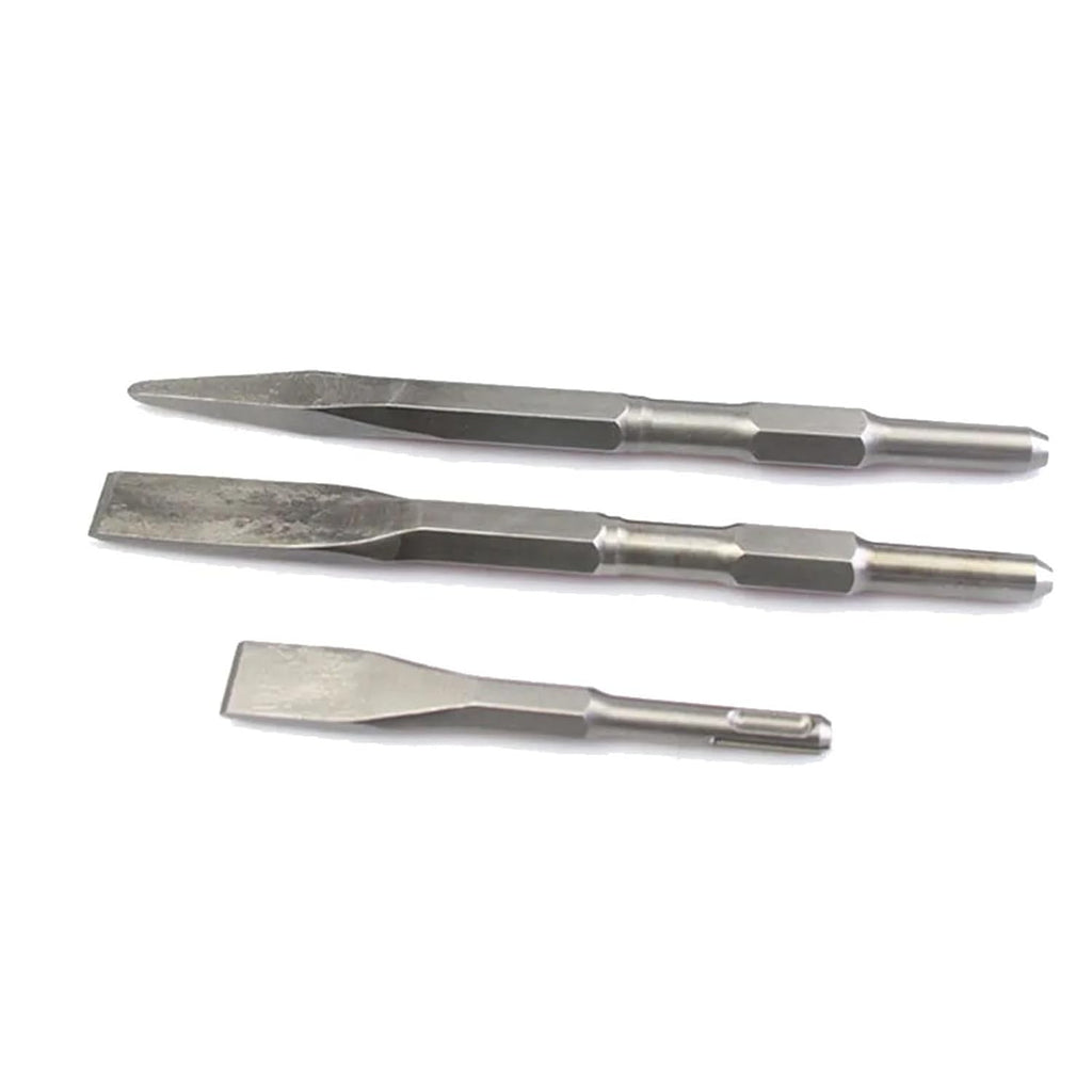 Electric Hammer Impact Drill Round/Hexagonal/Five Pit/65A Shank Tip/Flat Chisel Electric Hammer 1Pcs(Ivory)
