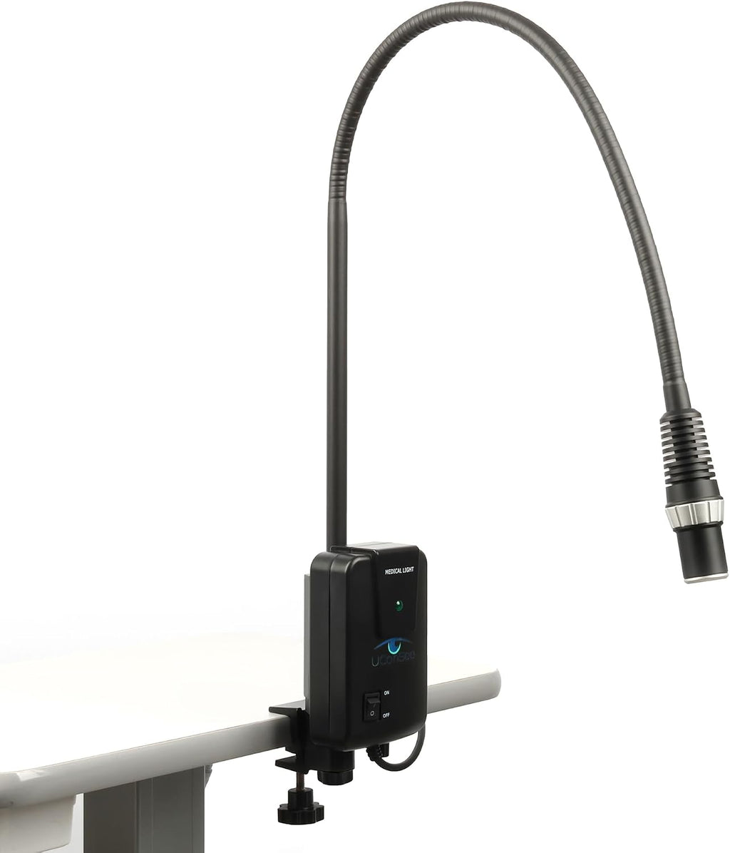 Medical Examination Light, 5W LED Procedure Light with Flexible Arm, Adjustable Spot Size, for Medical Clinic & Industrial Use