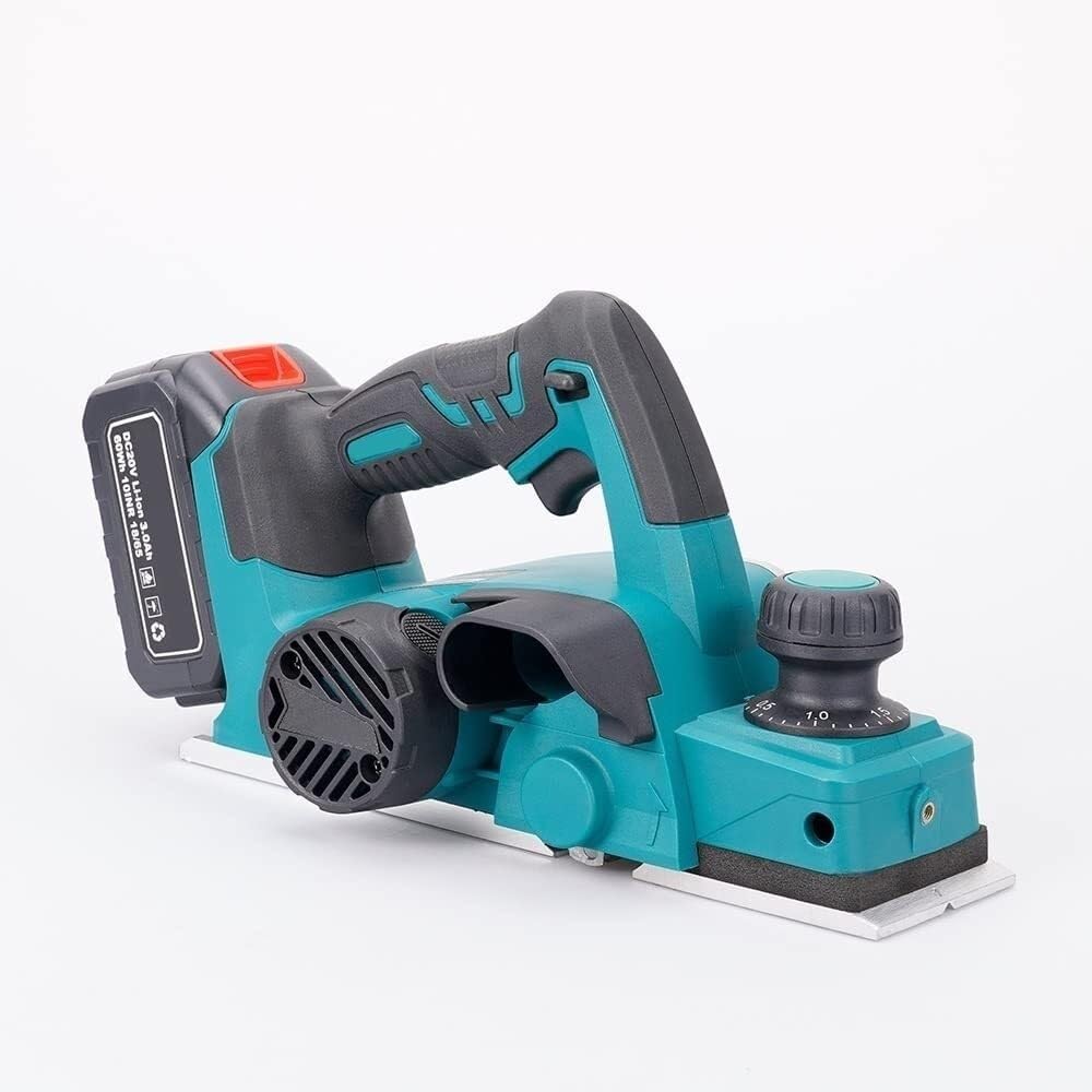 Cordless Electric Planer, 15000rpm Electric Router Trimmer With Wrench Wood Cutting Machine Woodworking Tool(Without Battery)