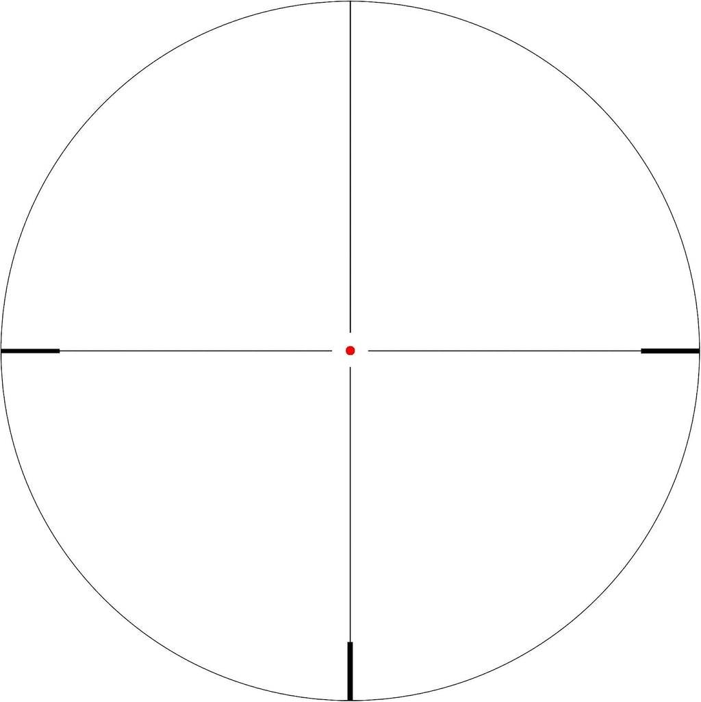 Hammers 1-5X24 Lightweight 30mm Tube Clean View Low Light Profile Quick Action Dot Reticle Rifle Scope w/One Piece Offset Mount