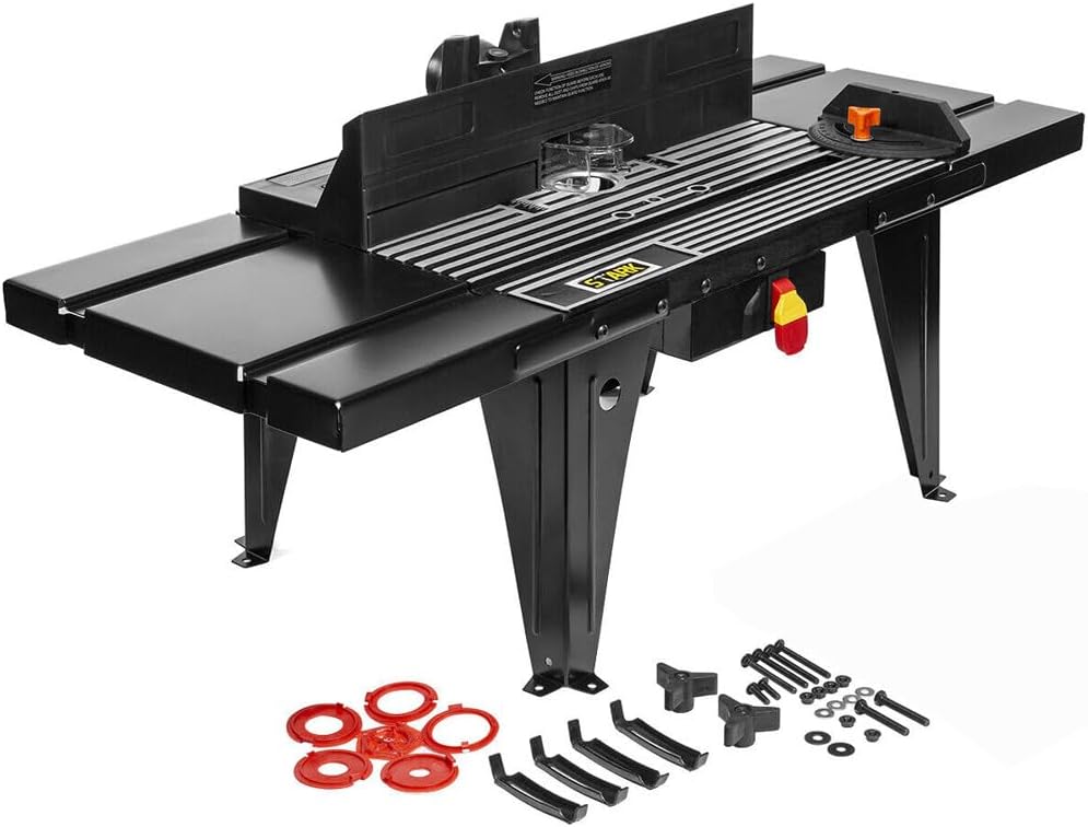 Prolinemax 34' x 13' Aluminum Deluxe Router Table Benchtop On/Off Switch Routing Table