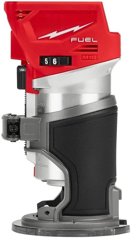 2723-20 Variable speed Power Routers for Milwaukee M18 FUEL Cordless Compact Fixed Base Router - Bare Tool
