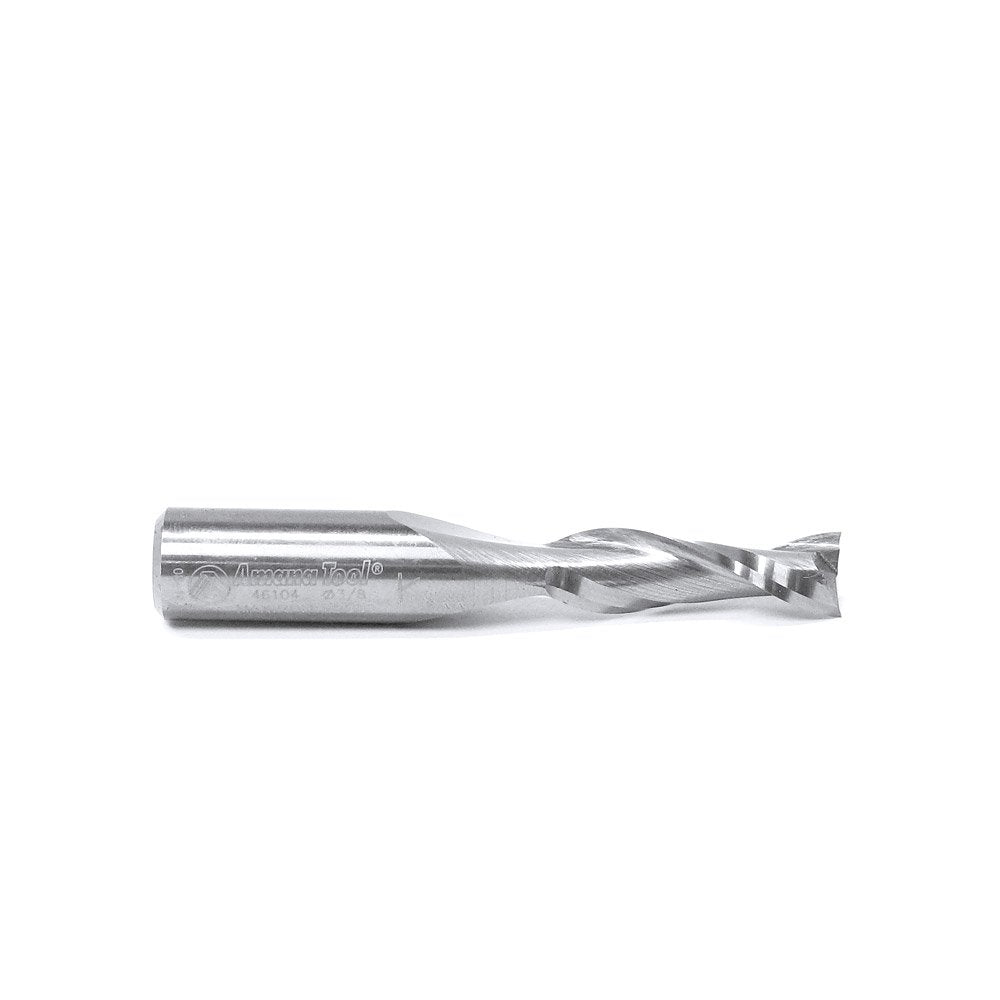 Amana Tool - 46104 Solid Carbide Spiral Plunge 3/8 Dia x 1-1/4 x 1/2' Shank Up-Cut