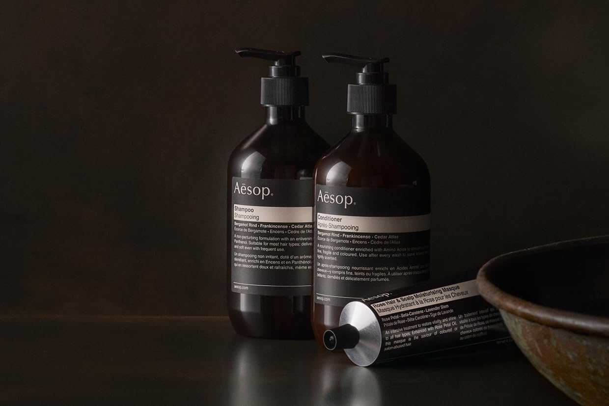 Aesop Shampoo and Conditioner Refill Set for All Hair Types | Purifying & Hydrating Hair Care Duo with Bergamot Rind, Frankincense & Cedar Atlas | Gentle & Color-Safe | 16.9 oz (Set of 2)