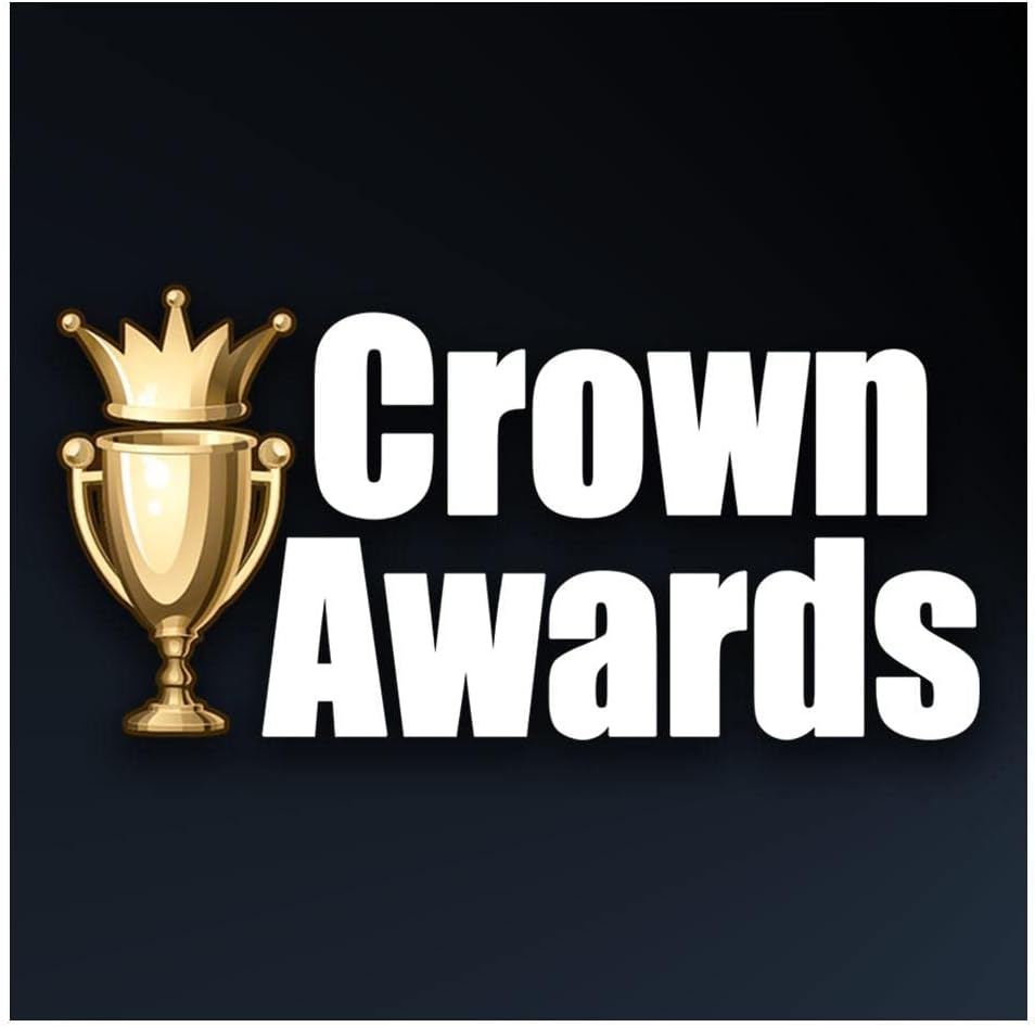 Crown Awards Customizable Crystal Trophy, 9' Engraved Tear Drop Crystal Award