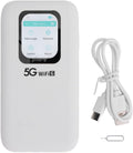 5G Wi Fi 6 Mobile Hotspot, Portable 5G Wi Fi Router, 2.01in Touch Screen Nano SIM Card Slot Design, Connects Up to 16 Devices, Pocket Wi Fi Device for Travel Office Dormitory