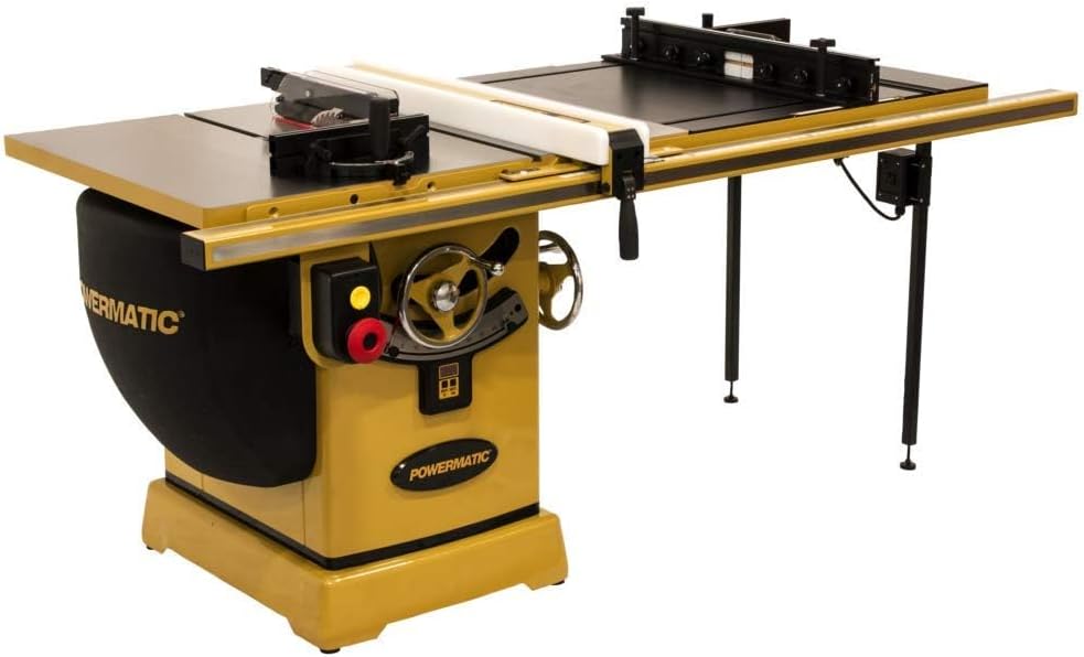 Powermatic 10-Inch Table Saw, Router Lift, 50-Inch Rip, 3 HP, 230V 1Ph (Model PM2000B)