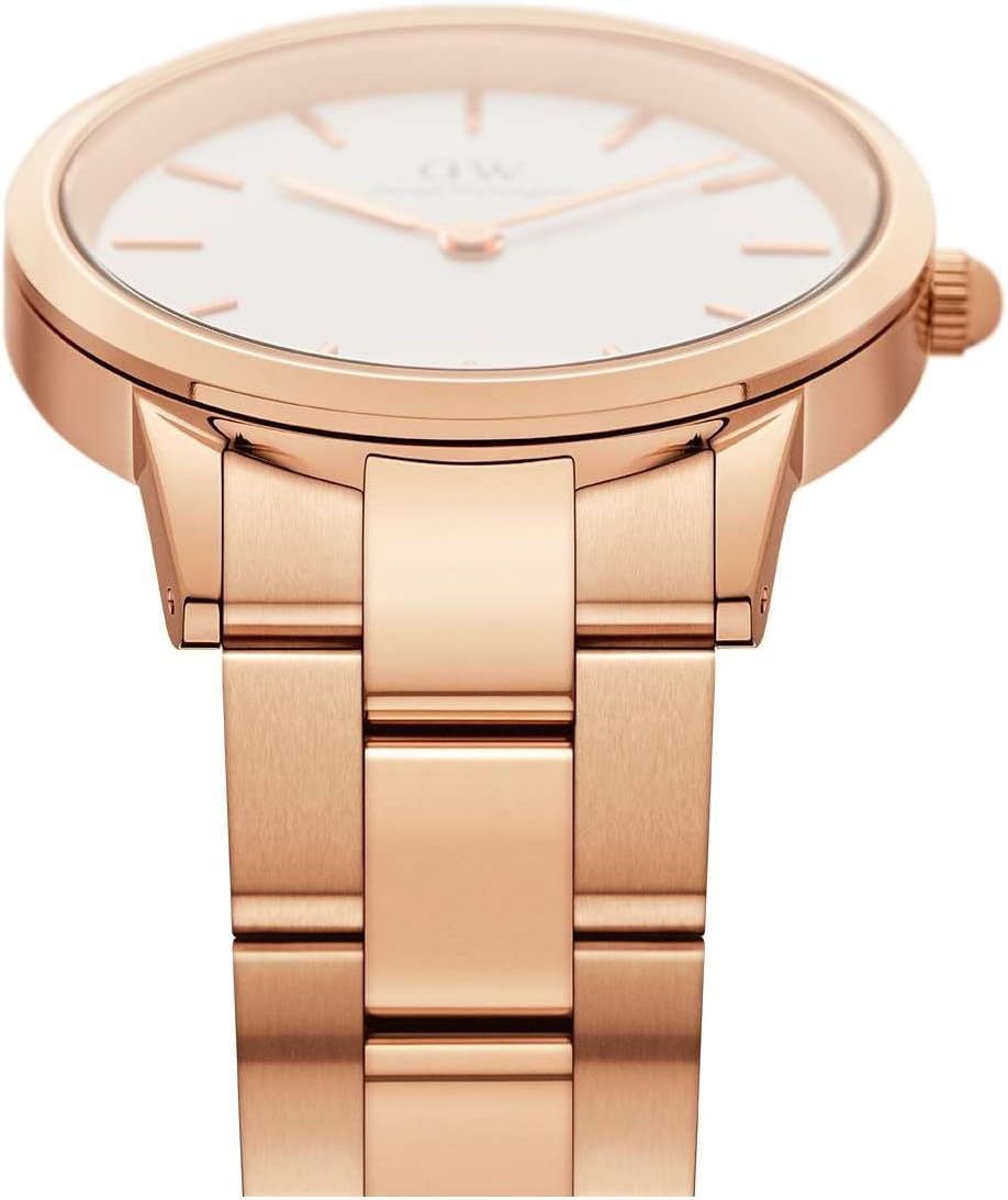Daniel Wellington Iconic Link Watch, Rose Gold or Silver Link Bracelet