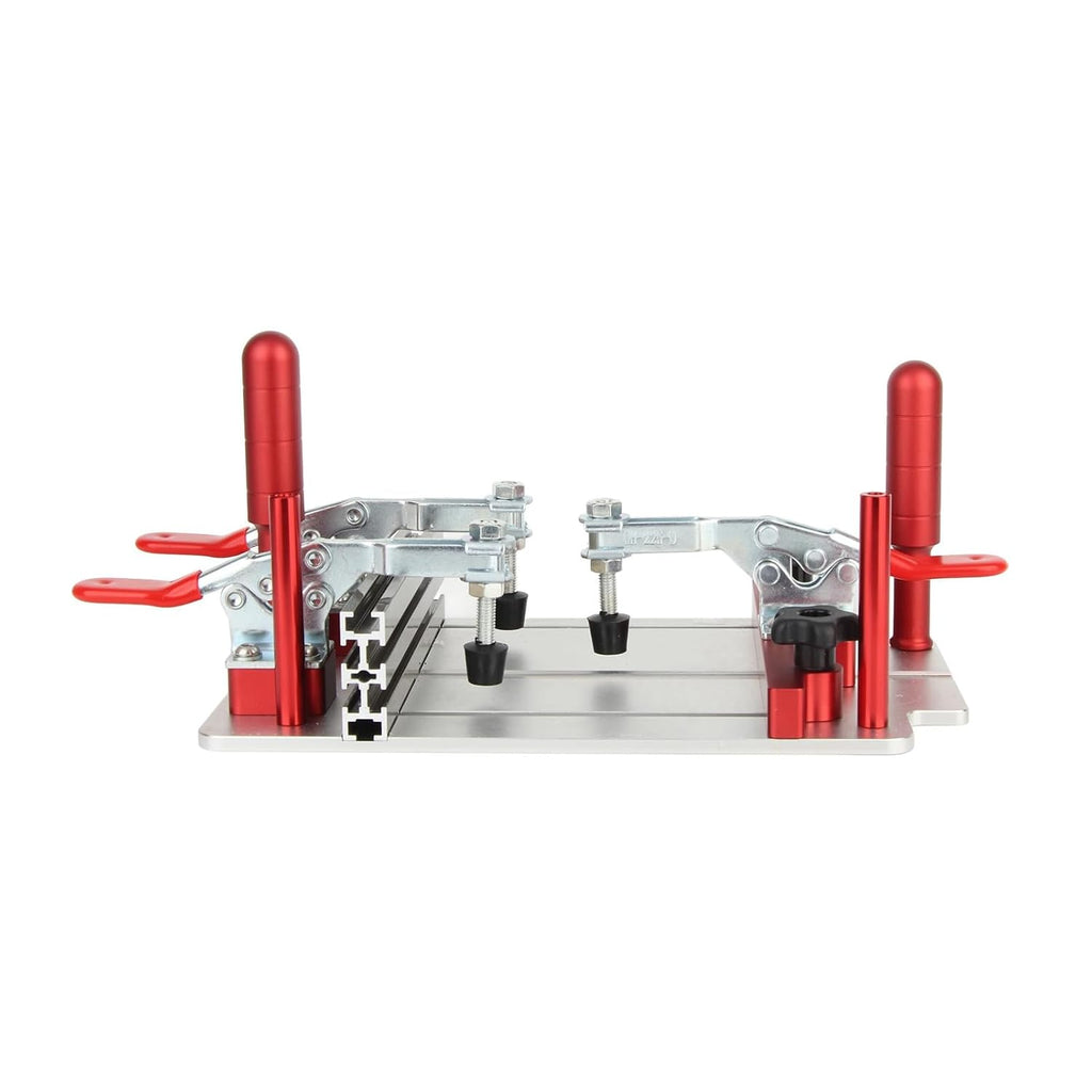 Coping Sled , High Security 144 5 Mm Maximum Clamping Width Aluminum Alloy 0 48 Mm Clamping Range Clean Cutting Milling Table Coping Sled for Carpentry
