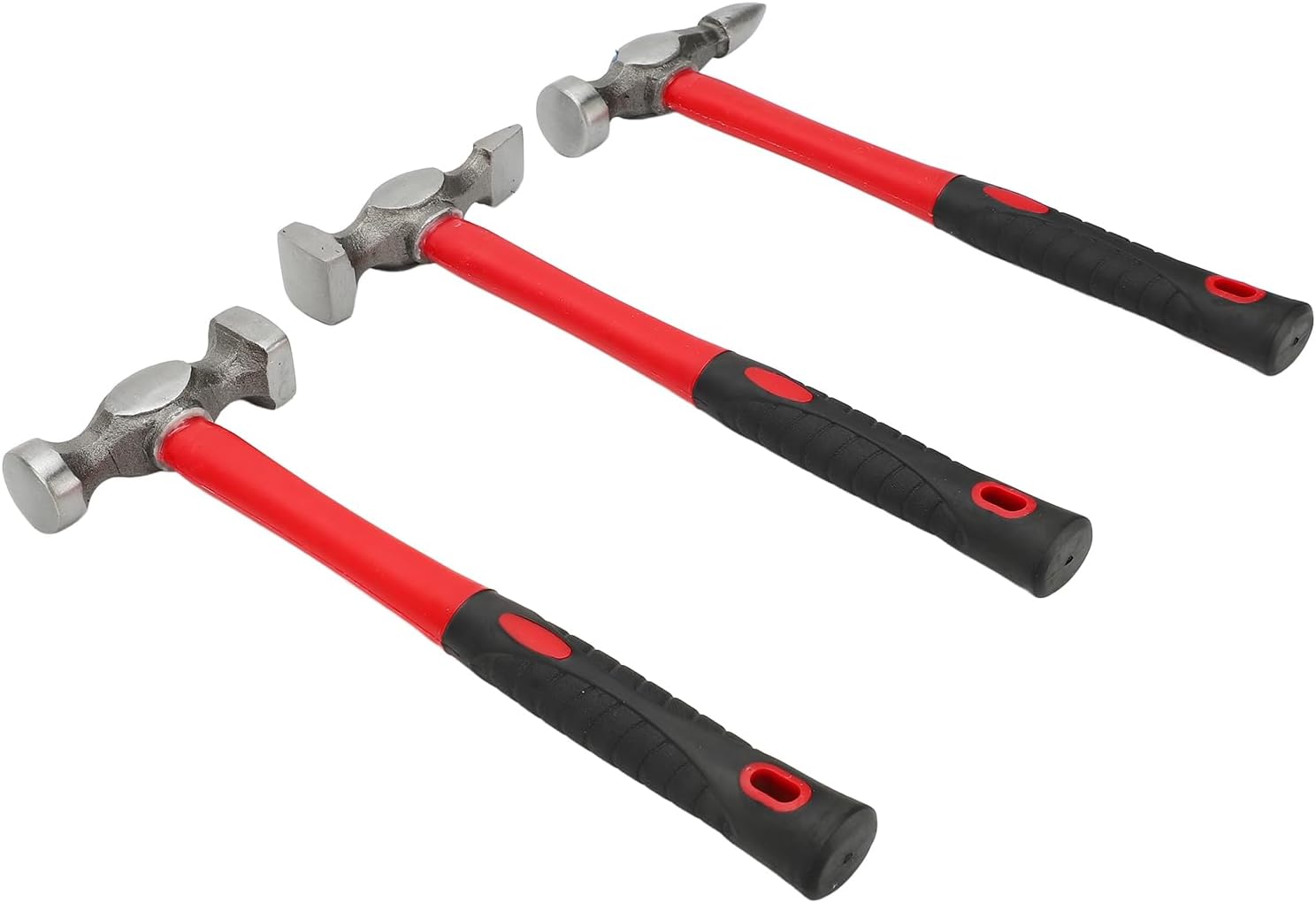 SUNGOOYUE Auto Body Repair Hammer, Malleable Iron Hammer Heads, 7 Piece Dolly Kit for Automobile Manufacturing and Maintenance