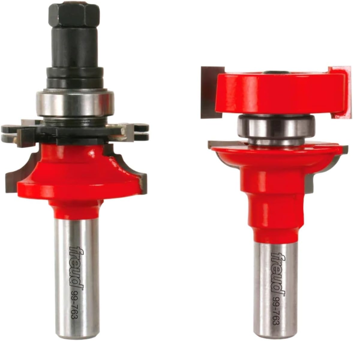 Freud Premier Adjustable Rail & Stile Bit - Round Over Bead with Tico Hi-Density Carbide for Maximum Performance - 1-11/16' Dia., 3-3/4' Length, 9/32' Radius, 1/2' Shank - 99-763