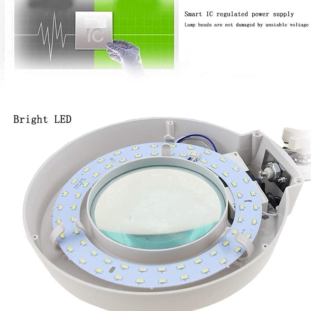 Magnifying Glass LED Magnifying Glass with Light - Illuminated Magnifier Lamp Hands-Free Magnifier Magnifiers Magnifier
