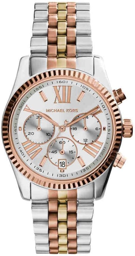 Michael Kors Lexington Women's Watch, Stainless Steel Bracelet or Leather Watch for Women