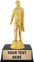 Crown Awards Salesman Trophies with Custom Engraving, 6' Personalized Salesman Trophy On Black Base Prime