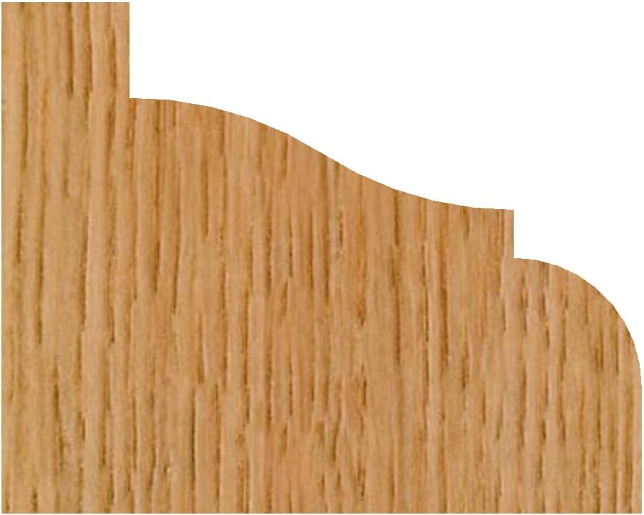 Whiteside Router Bits 3298 Classical Ogee Table Edge Bit with 2-1/2-Inch Large Diameter and 3/4-Inch Cutting Length
