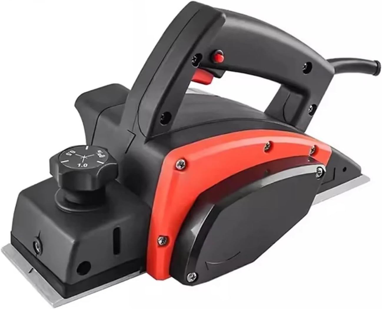 Handheld Electric Planer Cordless Wood Planing Mac 220V Woodworking Electric Planer Multifunctional Planer Small High Power Electric Router Trimmer Wood Milling Engraving Slotting(C)