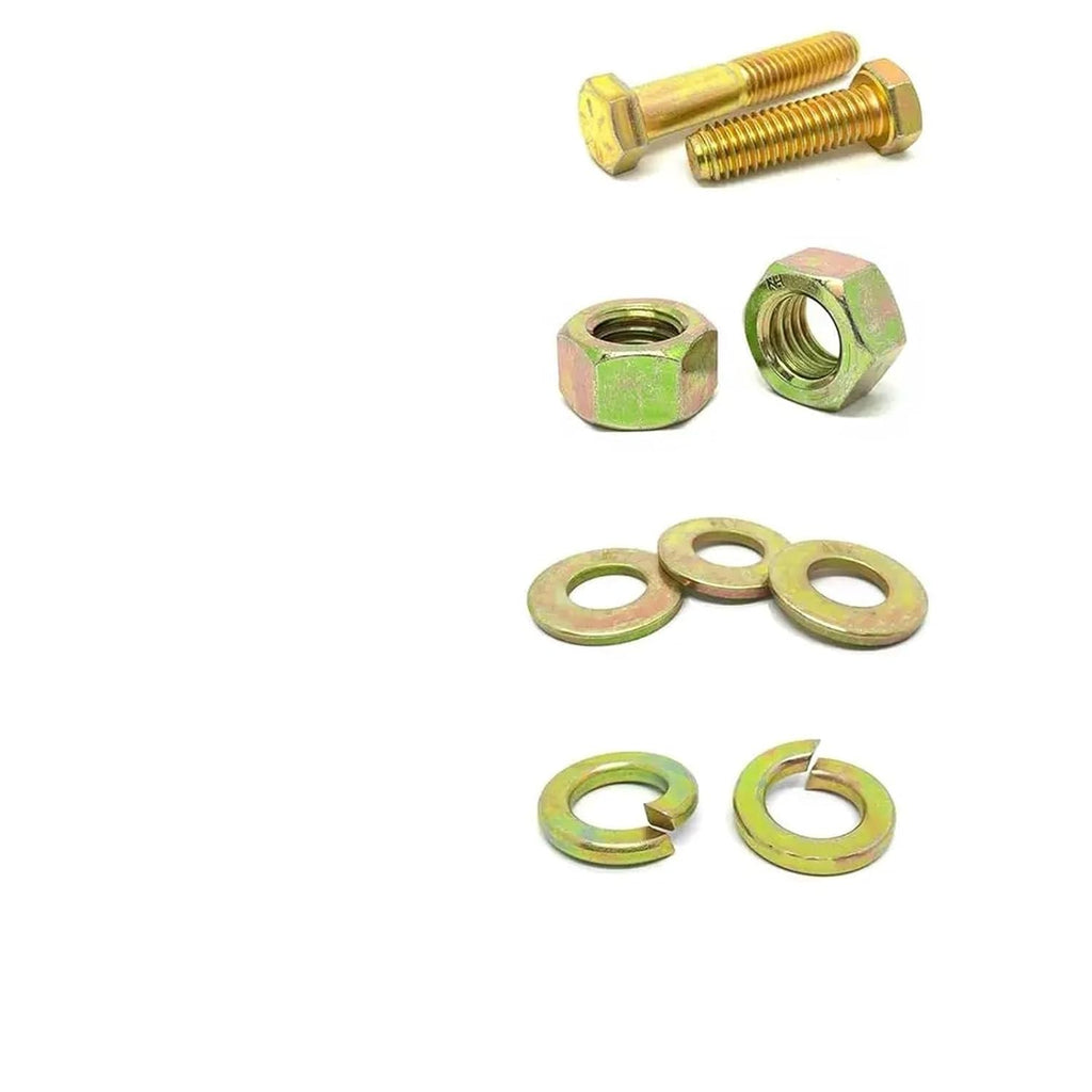 Nut & Bolt Sets Grade 8 Heavy Duty Hex Cap Bolts Assortment Kit with Nuts Washers