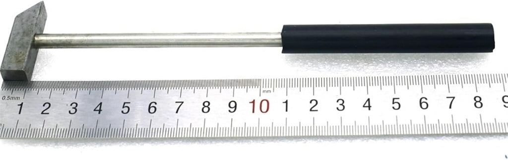 Hammers Jewelry Stainless Steel Hammer Black Rubber Handle Hammer for Jewelry Making Repair Tools