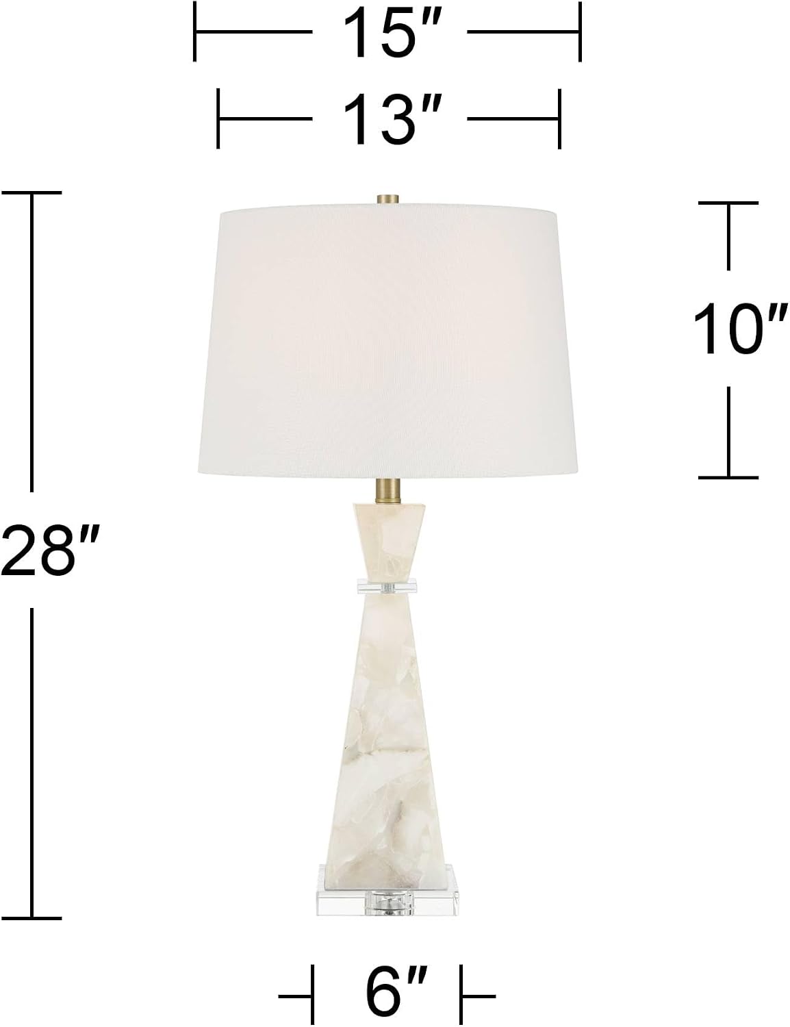 Possini Euro Design Possini Euro Marcy 28' High Alabaster Table Lamp Set of 2