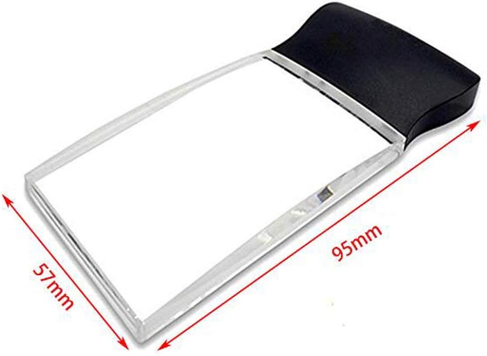 Magnifying Magnifier Glass with LED Light on Stand Clamp Arm Hands Illuminated Glass Table Desk Lamp Stand Clip on Metal Clamp for Reading ies