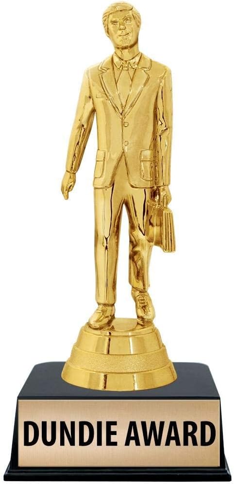 Crown Awards Salesman Trophies with Custom Engraving, 6' Personalized Salesman Trophy On Black Base Prime