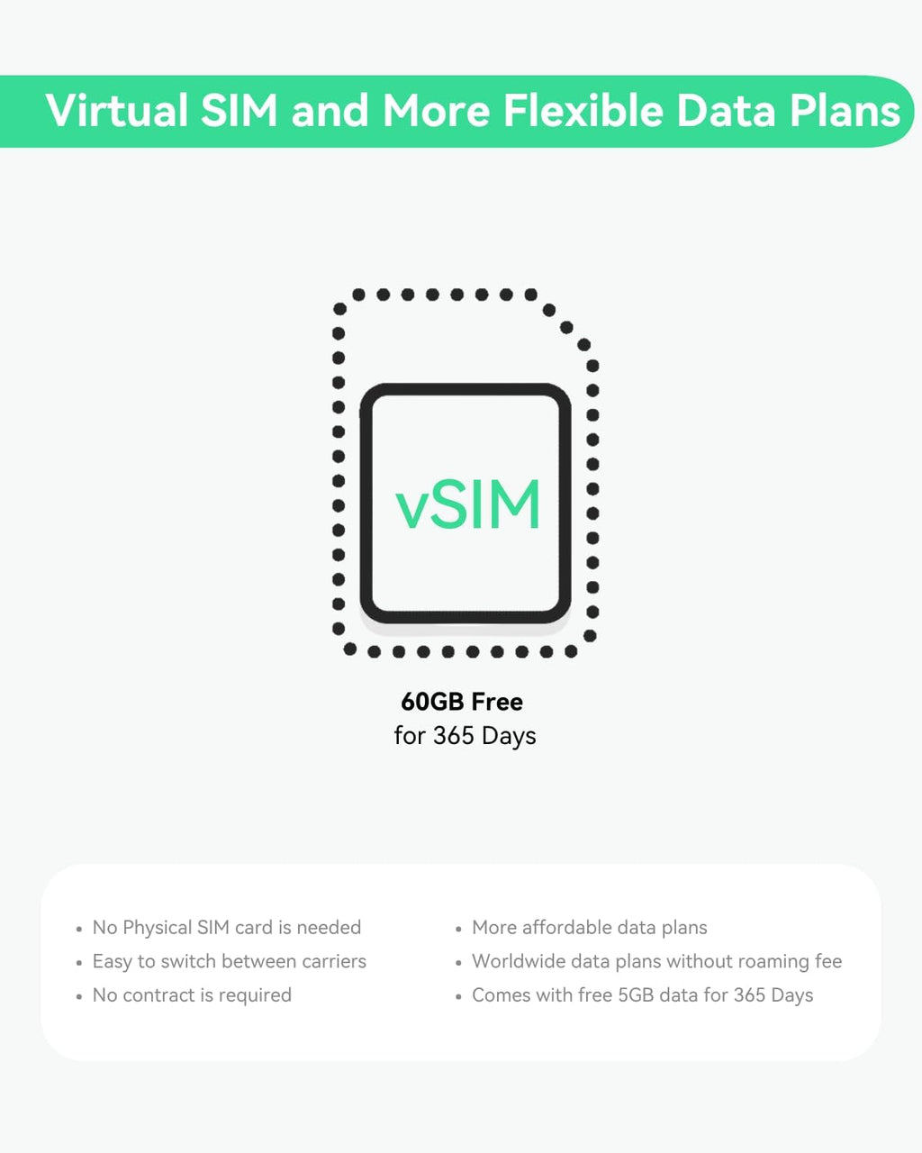 LINOVISION Industrial Global 4G LTE Cellular Router with Pre-Loaded Data Plan - 60GB 365 Days, Virtual SIM Router Supports Plug-n-Play, RS232/RS485, MQTT, Global Coverage and Pay as You Go