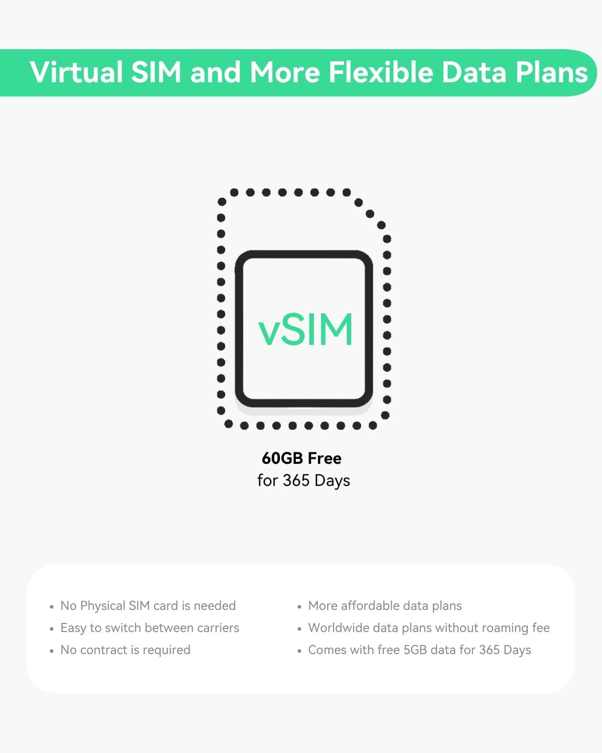 LINOVISION Industrial Global 4G LTE Cellular Router with Pre-Loaded Data Plan - 60GB 365 Days, Virtual SIM Router Supports Plug-n-Play, RS232/RS485, MQTT, Global Coverage and Pay as You Go