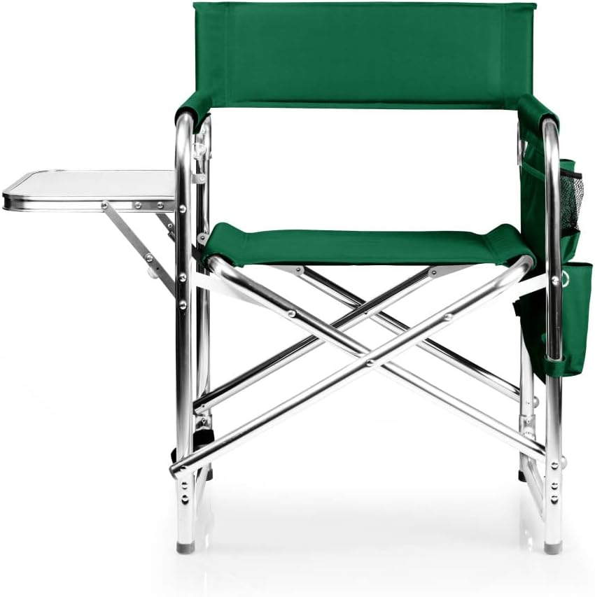 PICNIC TIME NCAA Baylor Bears Sports Chair with Side Table - Beach Chair - Camp Chair for Adults