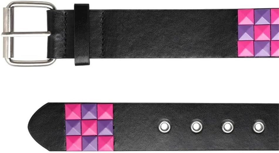 Unisex Heavy Metal Rivet Belt Punk Rock Style For Jeans Pants Streetwear