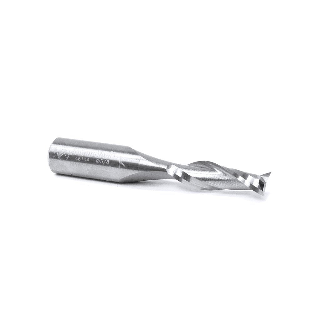 Amana Tool - 46104 Solid Carbide Spiral Plunge 3/8 Dia x 1-1/4 x 1/2' Shank Up-Cut