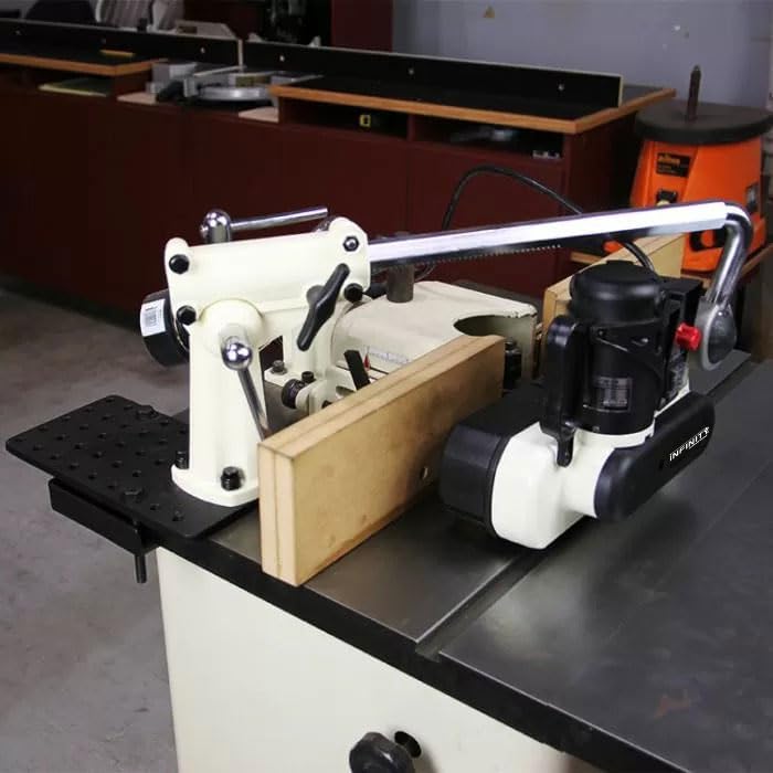 Infinity Tools Mini Power Feeder (MPF-001) – 1/8 HP Variable Speed (6.5–56 FPM), Reversible Feed, Horizontal/Vertical Mode, 26 lb – For Router Tables, Shapers, Table Saws & Bandsaws