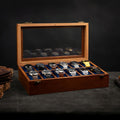Royal Craft Expertise Wooden Watch boxes,Wooden Watch Box Case Organizer for Men, Watch Display Case，All Solid Wood12 Slots, Watch Box For 12 Watches, Key Model, Original Indian Long Lasting Wood