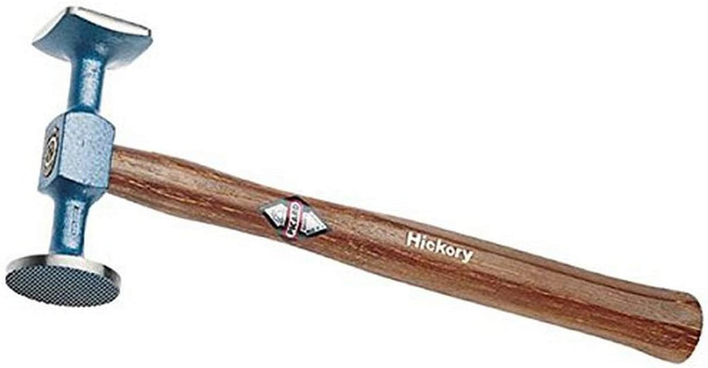 Picard Planishing Hammer 500g – Professional Car & Motorcycle Metalworking Tool, Alloyed Steel, Dual Curved Hickory Handle, Smooth Square (40mm) & Checked Round (46mm) Faces – 2524812