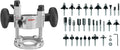 Bosch PR011 Colt Router Plunge Base for PR10E/PR20EVS Routers&BOSCH 30 pc. Carbide-Tipped Wood Router Bit Set
