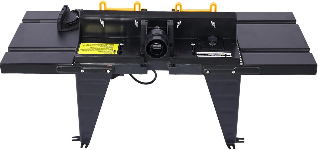 Electric Benchtop Router Table, Heavy-Duty Woodworking Tool with Steel Stands & Aluminum Milled Table, Workbench for Precision Woodworking Tasks