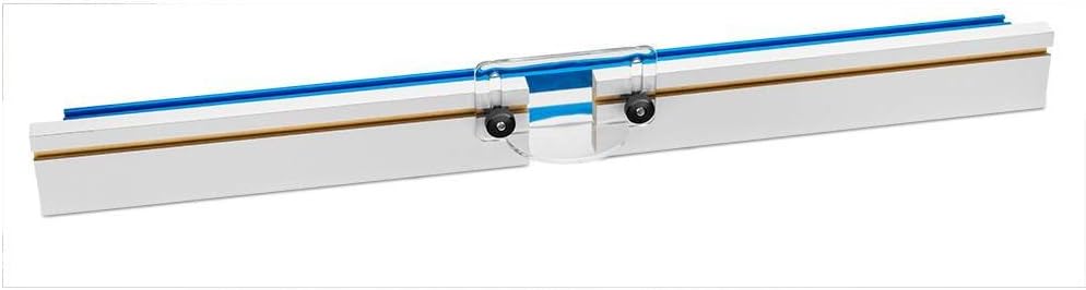 Router Table Fence (32') - Aluminum Extrusion Table Router Fence w/ Bit Safety Guard Provide Laser-Straight Surface - Comfortable Knobs for Easy, Tool-Free Fence Adjustments - Router Table Accessories