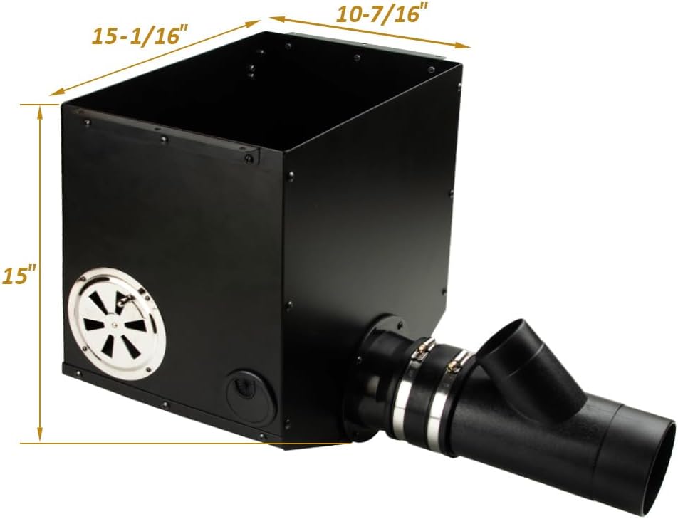 O'SKOOL Dust Collection Box with Router Table Dust Collection Kit, DCC010