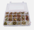566 PC Hex Screws Bolts Nuts Kit Standard Size NUT and Bolt Screw Assortment Hardware KIT