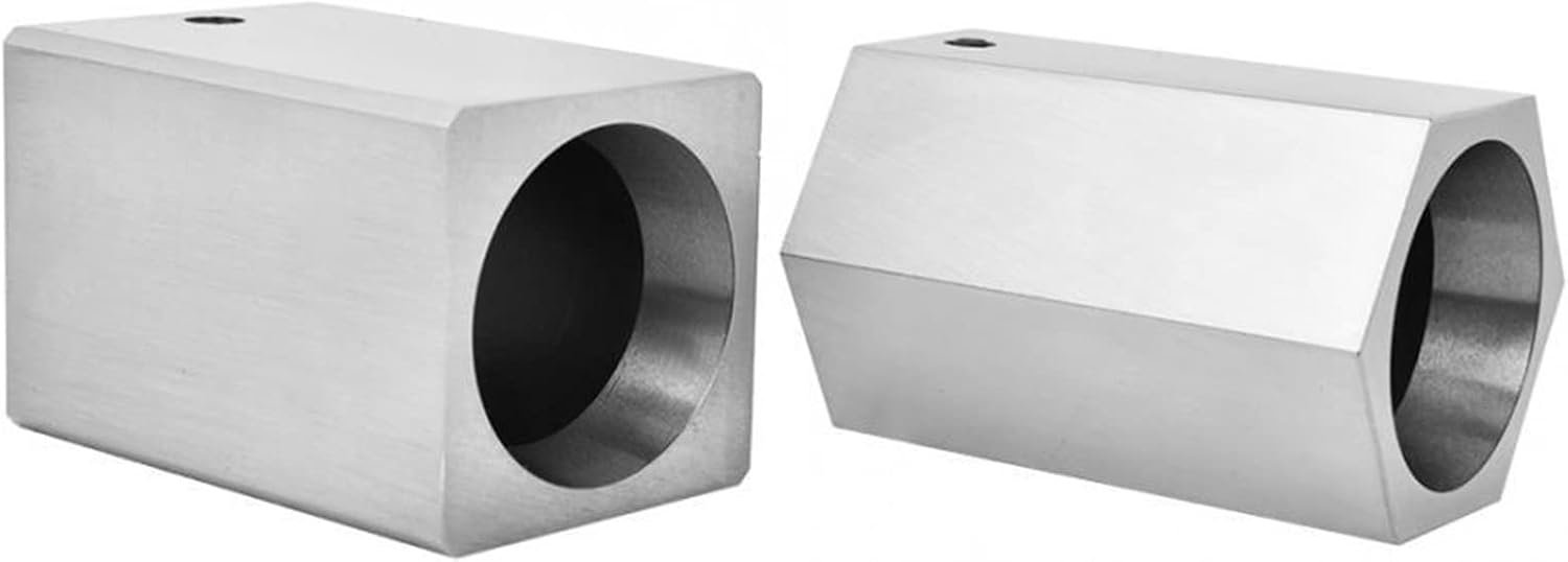 Lathe Chuck 5C Square/Hex Chuck Block 1/8in 1/4in 3/4in 1/2in 5/8in 3/4in 7/8in 1in Collet Block for Milling Lathe Quick Setup for Grinding Machines Milling Machines