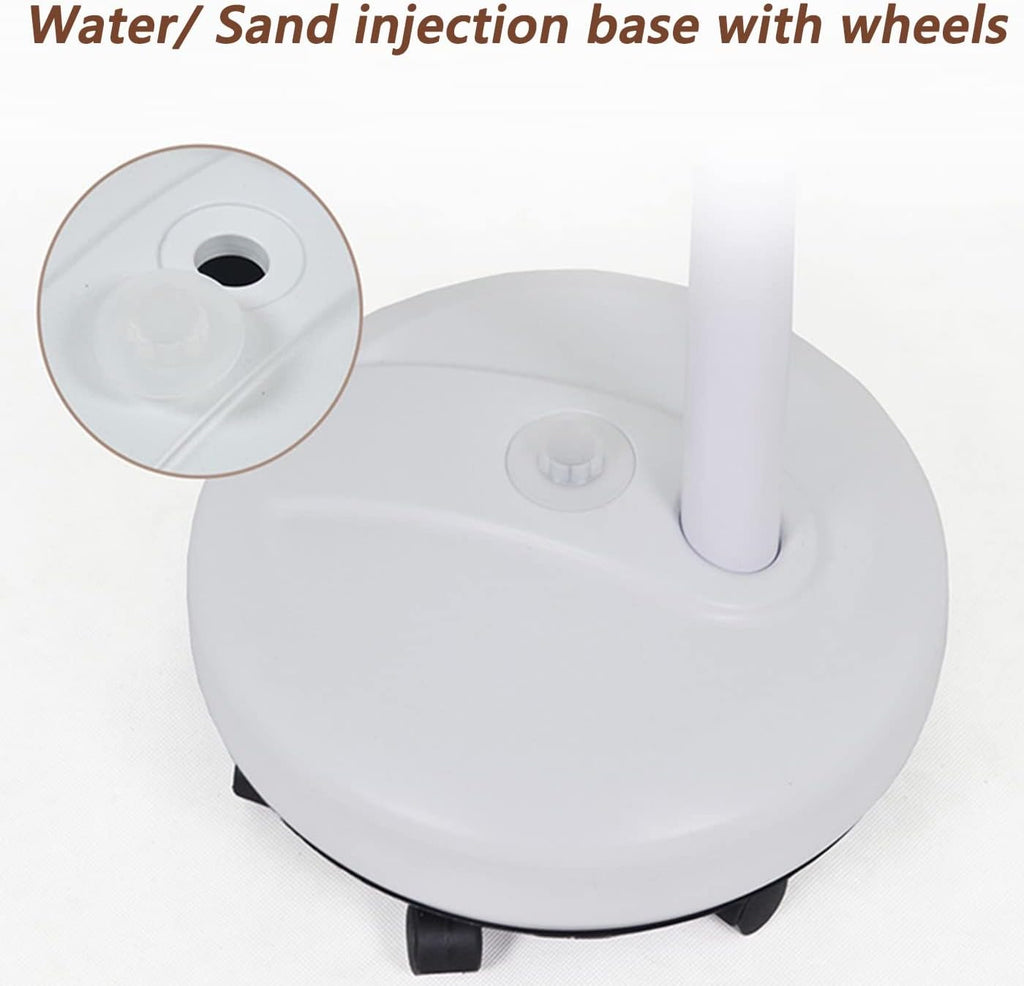 Dimmable Magnifier Lamp, 8X Beatuy Magnifying Glass Lamp LED Cold Light Floor Lamp Soft Light Shadowless Eye Care Light for Tattoo Skin Care Manicure Eyebrows