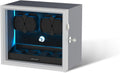 XTELARY Lockable Automatic Watch Winder - 4/6/8/12 Watch Storage, 4 Rotation Modes, Quiet Motor, Backlight