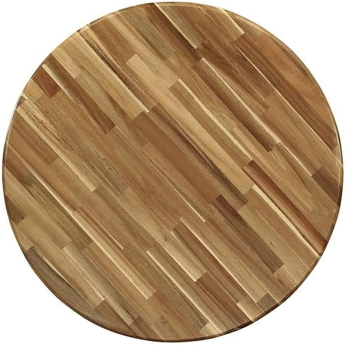 East West Furniture ANT-ANA-TP Antique Dining Room Table - a Round kitchen Table Top with Pedestal Base, 36x36 Inch, Natural