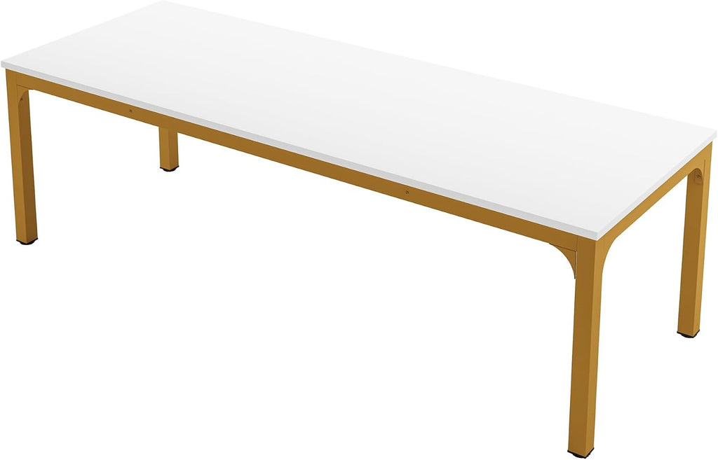 Tribesigns 6.5FT Conference Table, 78.7-Inch Rectangle Meeting Seminar Table, Large Business Tables for 6-8 People (Only Table)