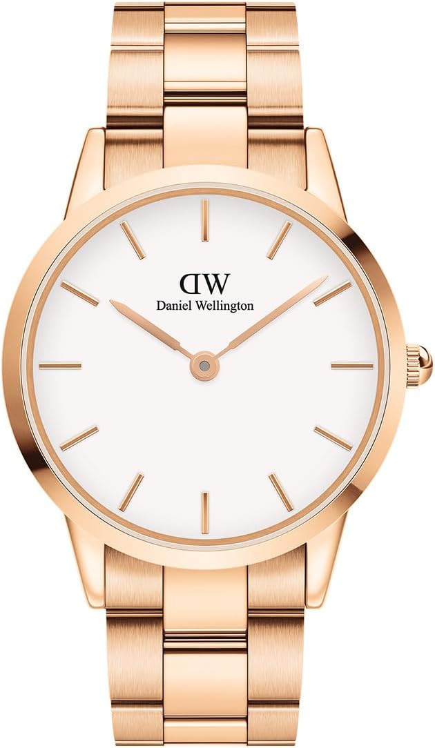 Daniel Wellington Iconic Link Watch, Rose Gold or Silver Link Bracelet