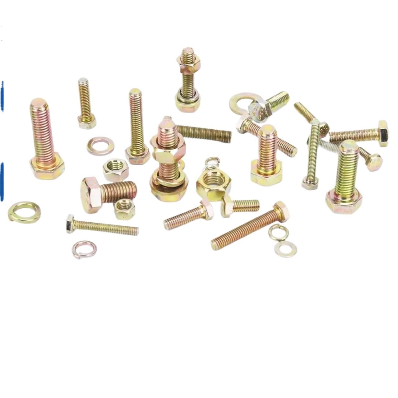 Nuts and Bolts 940PCS Grade 8.8 Metric Heavy Duty Hex Bolt Nut Assortment Set for Furniture
