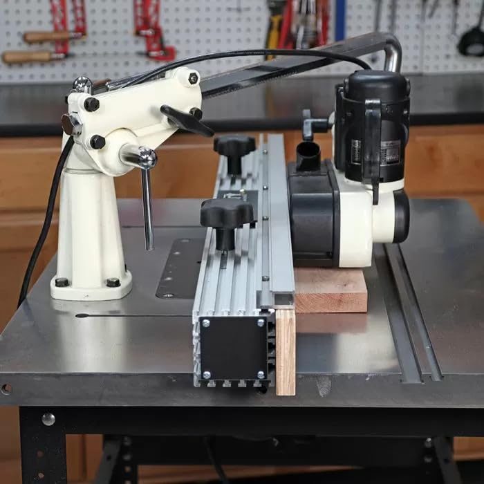Infinity Tools Mini Power Feeder (MPF-001) – 1/8 HP Variable Speed (6.5–56 FPM), Reversible Feed, Horizontal/Vertical Mode, 26 lb – For Router Tables, Shapers, Table Saws & Bandsaws