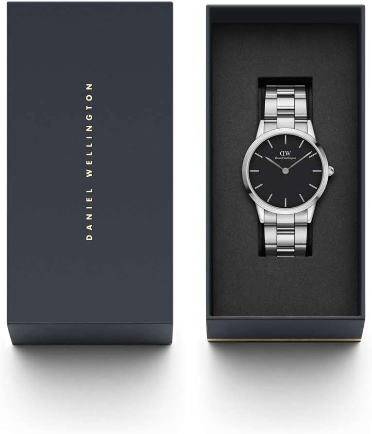 Daniel Wellington Iconic Link Watch, Rose Gold or Silver Link Bracelet